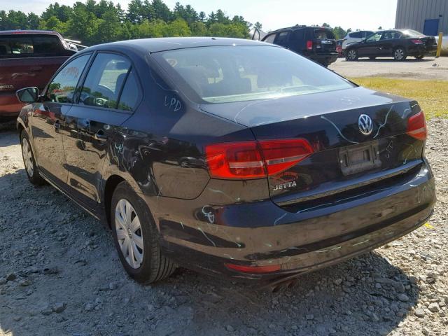 3VW2K7AJ2FM271793 - 2015 VOLKSWAGEN JETTA BASE 黑色 照片 3