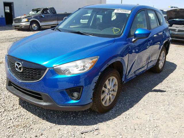 JM3KE2BE5D0103720 - 2013 MAZDA CX-5 SPORT BLUE photo 2