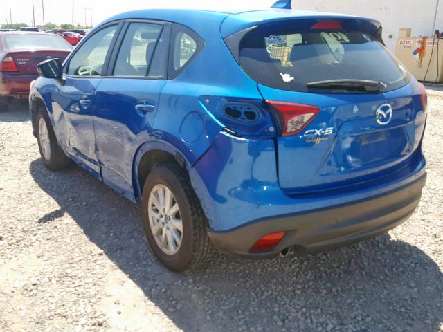 JM3KE2BE5D0103720 - 2013 MAZDA CX-5 SPORT BLUE photo 3