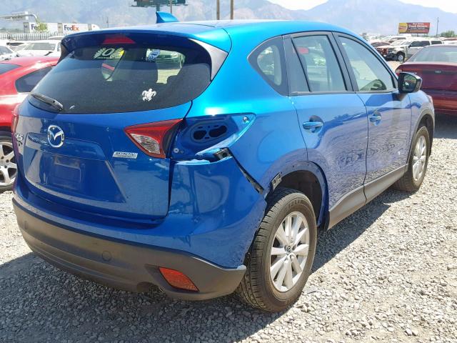 JM3KE2BE5D0103720 - 2013 MAZDA CX-5 SPORT BLUE photo 4