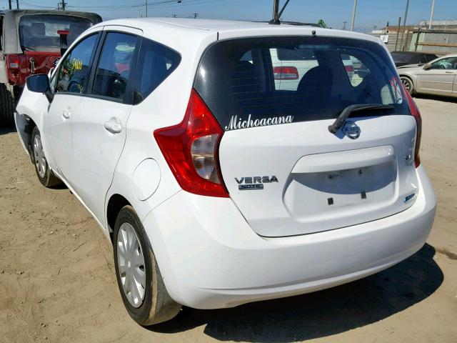 3N1CE2CP0FL401727 - 2015 NISSAN VERSA NOTE WHITE photo 3