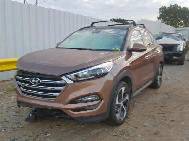 KM8J33A27HU359469 - 2017 HYUNDAI TUCSON LIM BROWN photo 2