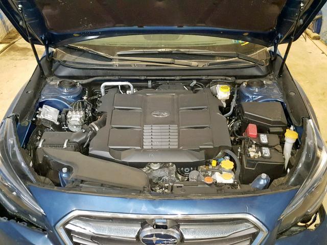 4S3BNEN63K3026534 - 2019 SUBARU LEGACY 3.6 BLUE photo 7