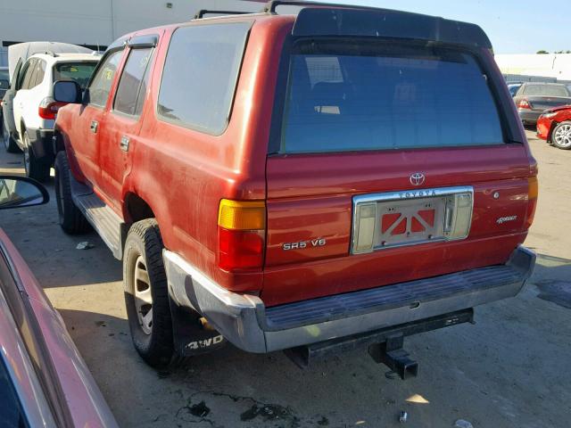 JT3VN39W1N8042836 - 1992 TOYOTA 4RUNNER VN RED photo 3