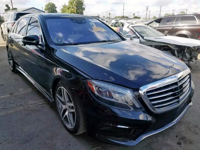 WDDUG8CBXFA185966 - 2015 MERCEDES-BENZ S 550 BLACK photo 1