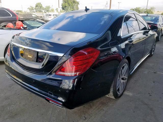 WDDUG8CBXFA185966 - 2015 MERCEDES-BENZ S 550 BLACK photo 4