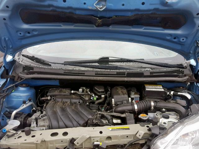 3N1CE2CP1FL389586 - 2015 NISSAN VERSA NOTE BLUE photo 7