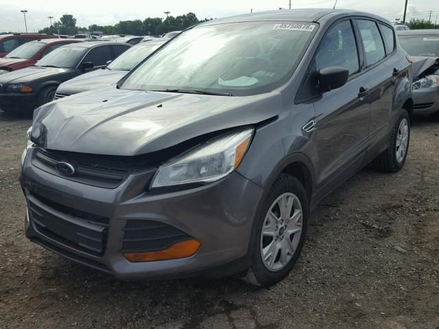 1FMCU0F71DUC33501 - 2013 FORD ESCAPE S GRAY photo 2