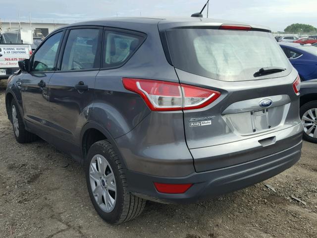 1FMCU0F71DUC33501 - 2013 FORD ESCAPE S GRAY photo 3