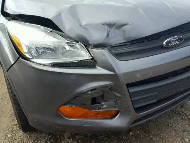 1FMCU0F71DUC33501 - 2013 FORD ESCAPE S GRAY photo 9