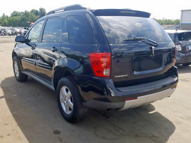 2CKDL73F366159976 - 2006 PONTIAC TORRENT BLACK photo 3