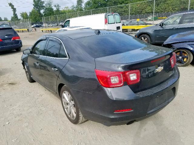 1G11H5SL3EF145466 - 2014 CHEVROLET MALIBU LTZ ნაცრისფერი ფოტო 3