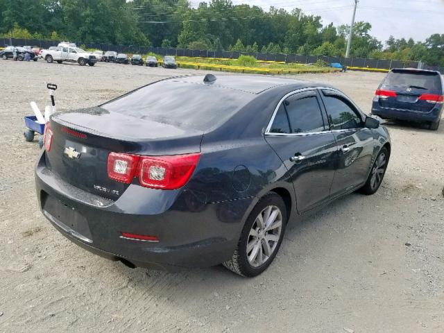 1G11H5SL3EF145466 - 2014 CHEVROLET MALIBU LTZ ნაცრისფერი ფოტო 4
