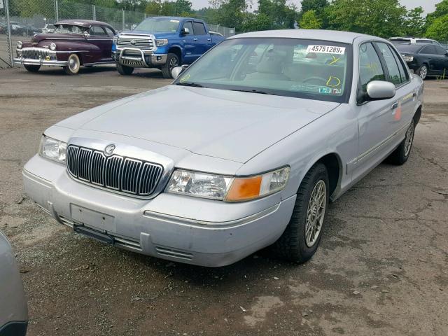 2MEFM74W4XX726749 - 1999 MERCURY GRAND MARQ SILVER photo 2