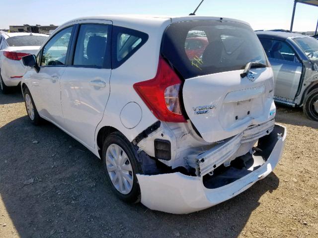 3N1CE2CP5FL393351 - 2015 NISSAN VERSA NOTE WHITE photo 3