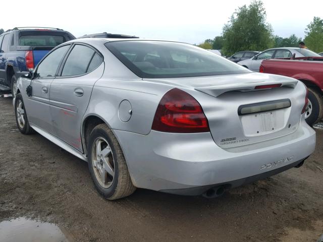2G2WP522341306531 - 2004 PONTIAC GRAND PRIX SILVER photo 3