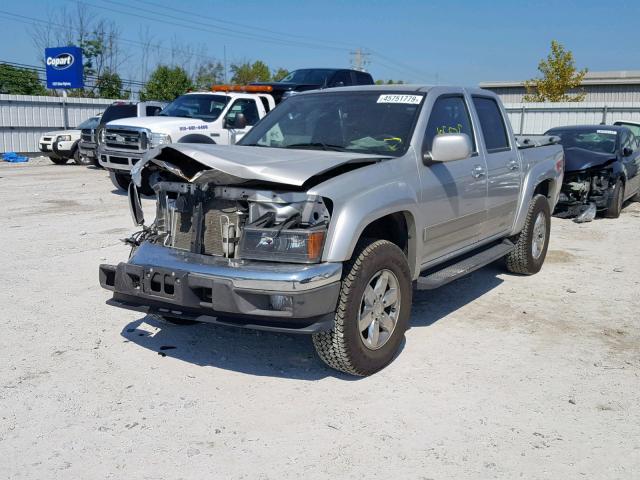 1GCHTDFE6B8124718 - 2011 CHEVROLET COLORADO L SILVER photo 2
