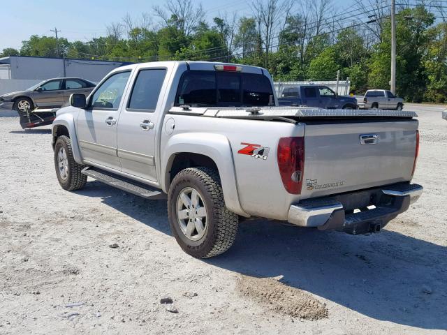 1GCHTDFE6B8124718 - 2011 CHEVROLET COLORADO L SILVER photo 3
