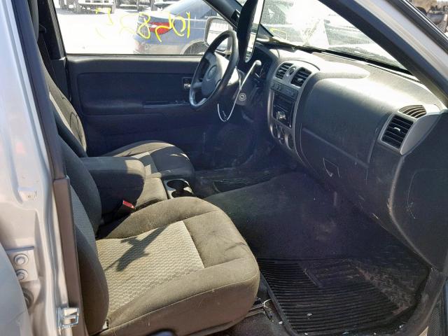 1GCHTDFE6B8124718 - 2011 CHEVROLET COLORADO L SILVER photo 5