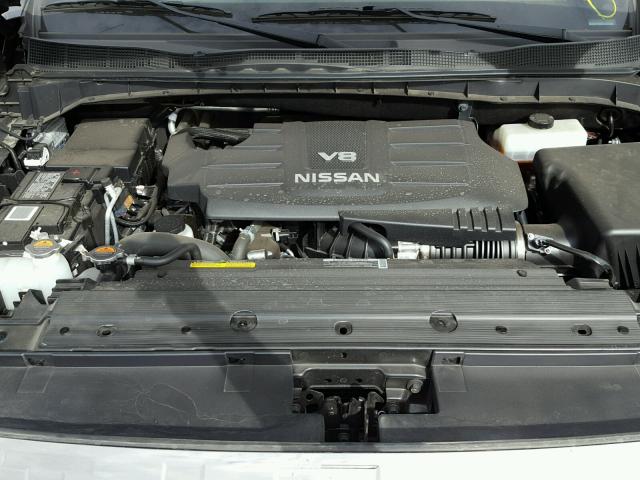 1N6AA1E61HN568046 - 2017 NISSAN TITAN SV BLACK photo 7