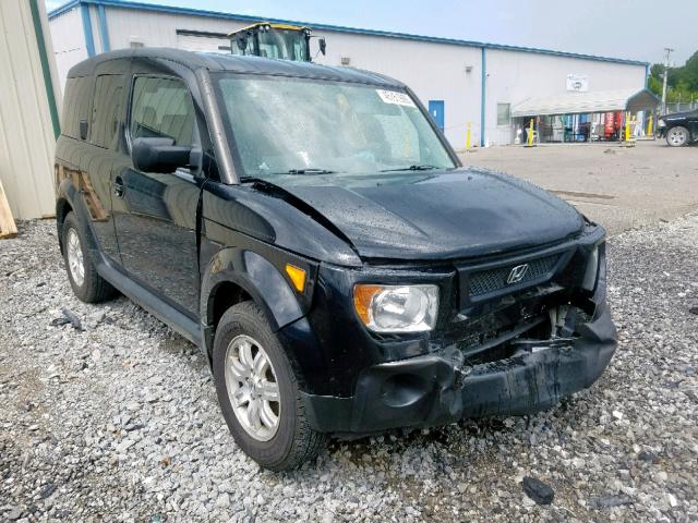 5J6YH18706L008488 - 2006 HONDA ELEMENT EX BLACK photo 1