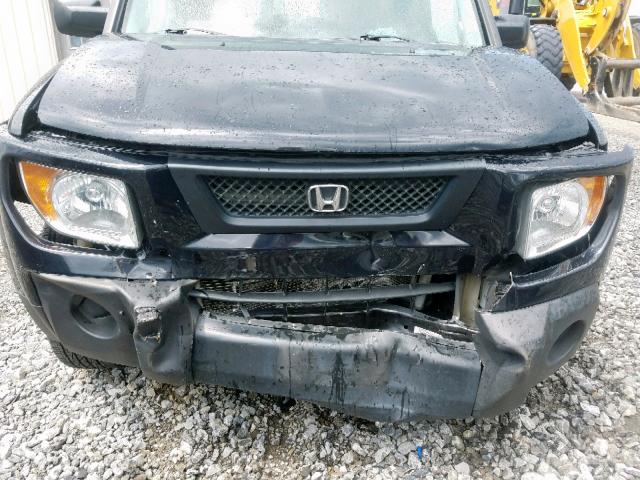 5J6YH18706L008488 - 2006 HONDA ELEMENT EX BLACK photo 9