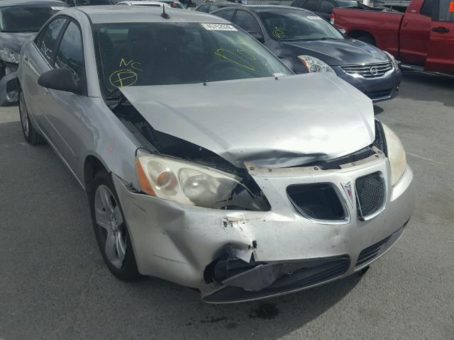 1G2ZG57B484212917 - 2008 PONTIAC G6 BASE GRAY photo 1