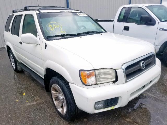 JN8DR09YX2W731216 - 2002 NISSAN PATHFINDER WHITE photo 1