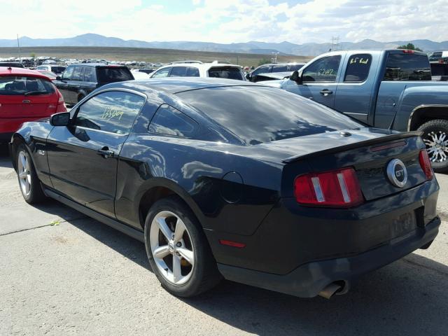 1ZVBP8CF4B5135245 - 2011 FORD MUSTANG GT BLACK photo 3