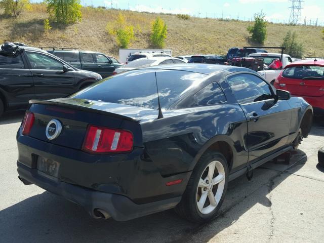 1ZVBP8CF4B5135245 - 2011 FORD MUSTANG GT BLACK photo 4