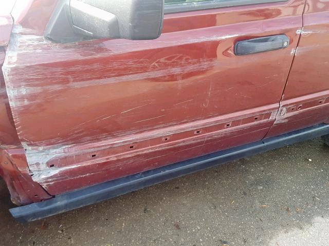 1J8HH48K26C369161 - 2006 JEEP COMMANDER RED photo 10