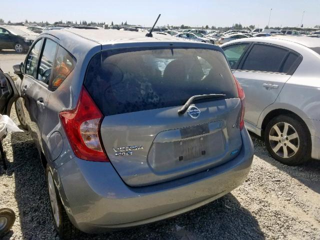 3N1CE2CP6FL421268 - 2015 NISSAN VERSA NOTE SILVER photo 3