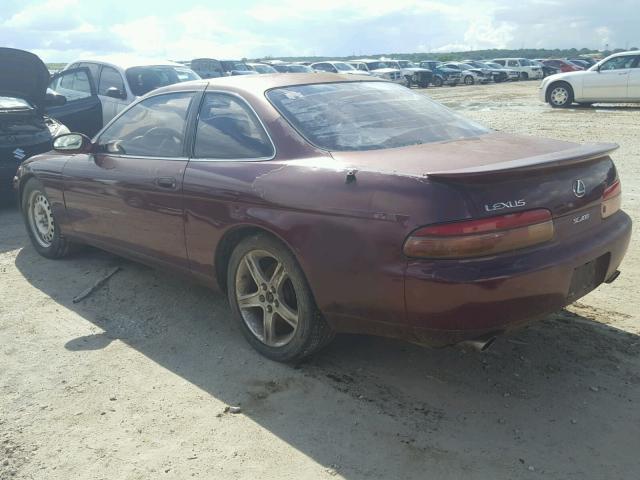 JT8CH32Y3T0051246 - 1996 LEXUS SC 400 RED photo 3