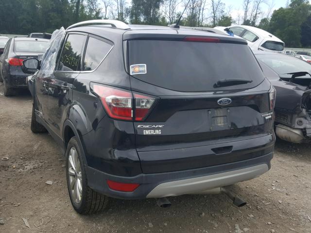 1FMCU0JD5HUD86594 - 2017 FORD ESCAPE TIT BLACK photo 3