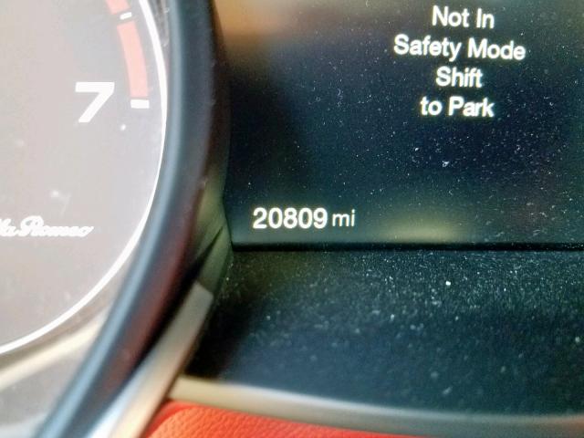 ZASFAKNN2J7B84767 - 2018 ALFA ROMEO STELVIO TI RED photo 8