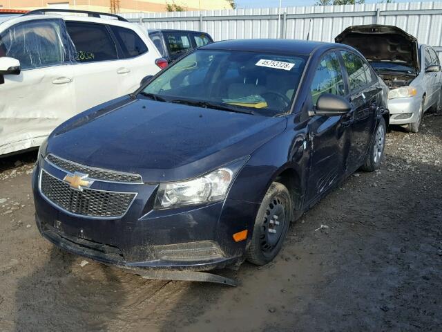 1G1PA5SH1E7215423 - 2014 CHEVROLET CRUZE LS BLUE photo 2