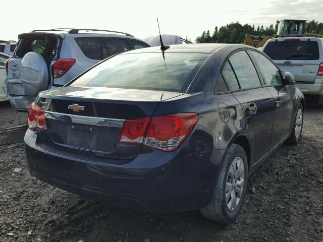 1G1PA5SH1E7215423 - 2014 CHEVROLET CRUZE LS BLUE photo 4