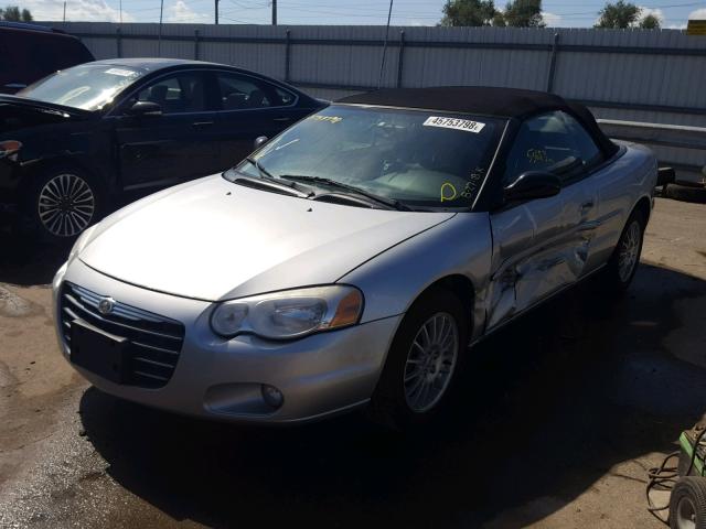 1C3EL55R16N212097 - 2006 CHRYSLER SEBRING TO SILVER photo 2