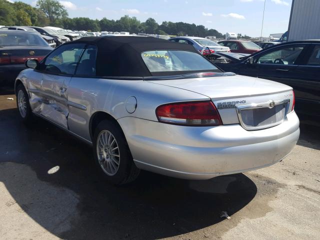 1C3EL55R16N212097 - 2006 CHRYSLER SEBRING TO SILVER photo 3