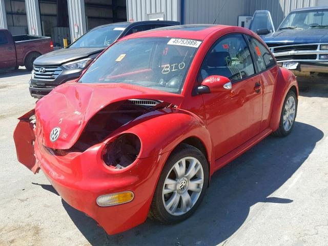 3VWCD21C23M438281 - 2003 VOLKSWAGEN NEW BEETLE 红色 照片 2