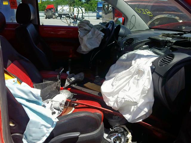 3VWCD21C23M438281 - 2003 VOLKSWAGEN NEW BEETLE 红色 照片 5