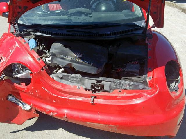 3VWCD21C23M438281 - 2003 VOLKSWAGEN NEW BEETLE 红色 照片 7