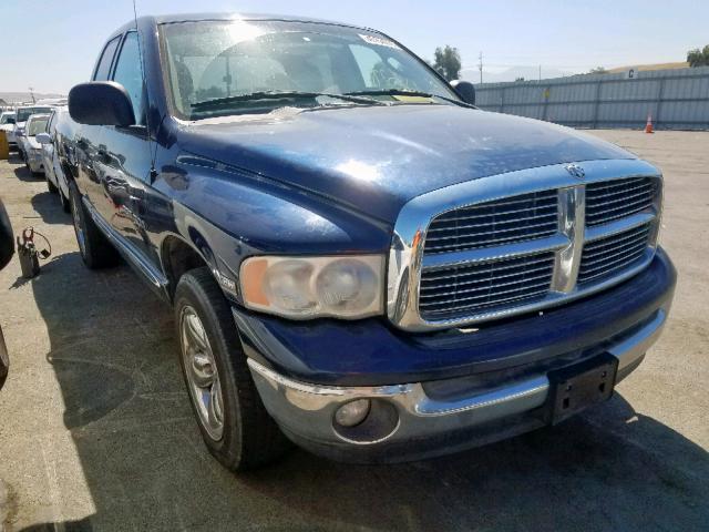 1D7HA18D85S188426 - 2005 DODGE RAM 1500 S BLUE photo 1