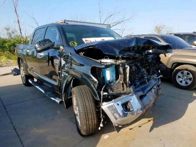 5TFAW5F11JX741377 - 2018 TOYOTA TUNDRA CRE BLACK photo 1