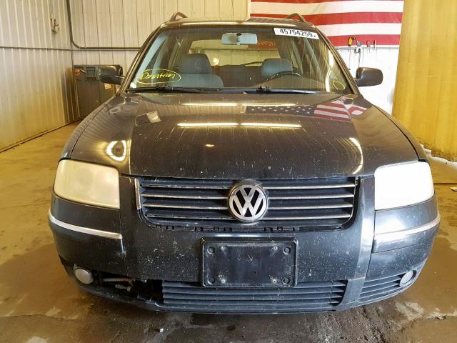 WVWVD63BX4E021313 - 2004 VOLKSWAGEN PASSAT GLS BLACK photo 9