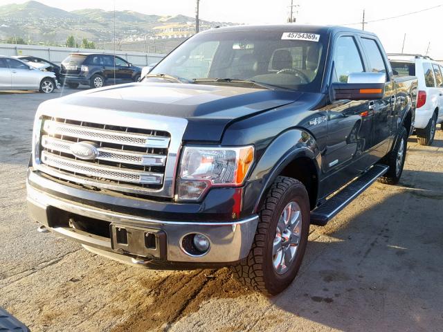 1FTFW1ET8DKF10317 - 2013 FORD F150 SUPER BLACK photo 2