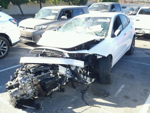 1C3CDFBB4FD268073 - 2015 DODGE DART SXT WHITE photo 2