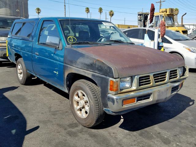 1N6SD11S1VC422218 - 1997 NISSAN TRUCK BASE GREEN photo 1