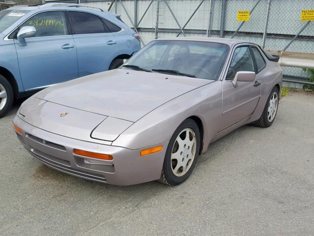 WP0AA2954JN151357 - 1988 PORSCHE 944 SILVER photo 2