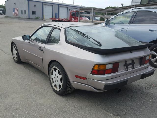 WP0AA2954JN151357 - 1988 PORSCHE 944 SILVER photo 3